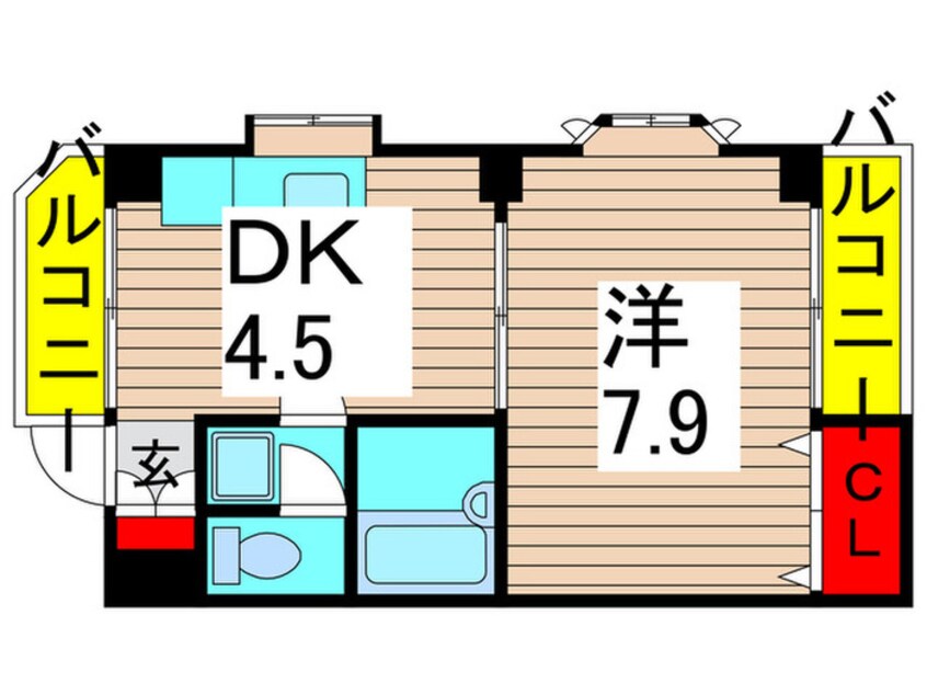 間取図 パ－ルハイム綾瀬