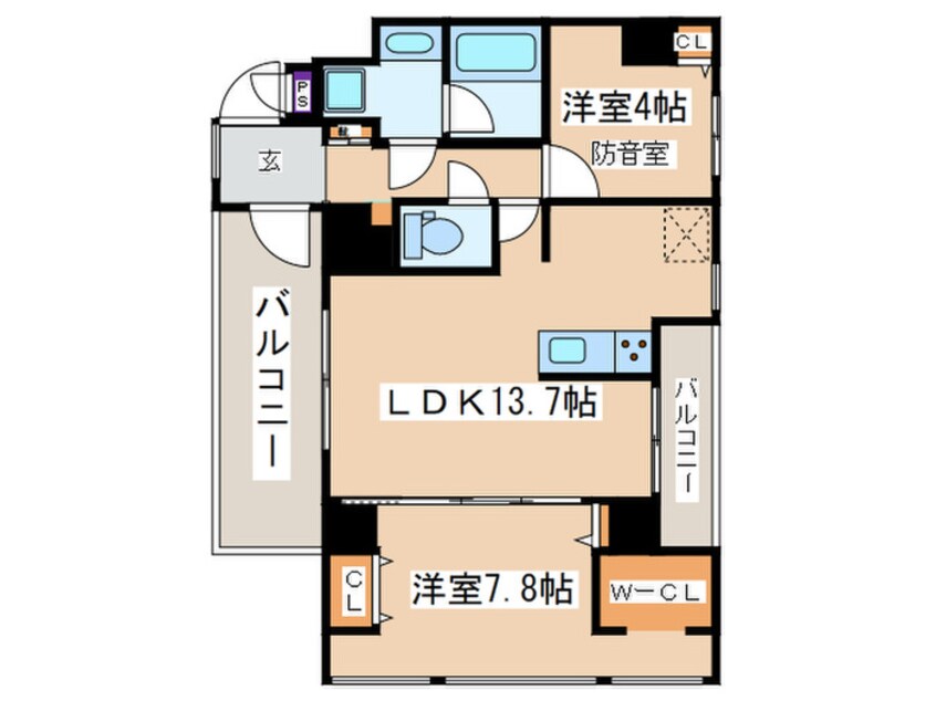 間取図 PLUSH-GARDEN TOWER