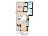 ネオ・ホープ 1LDKの間取り