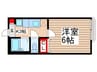 メゾンハピネス石井Ⅱ 1Kの間取り