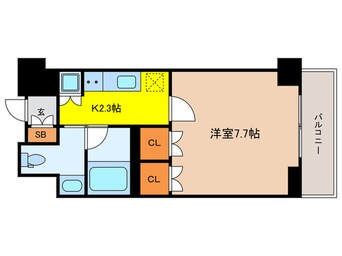 間取図 プライムメゾン西早稲田