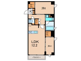 間取図 プライムメゾン西早稲田