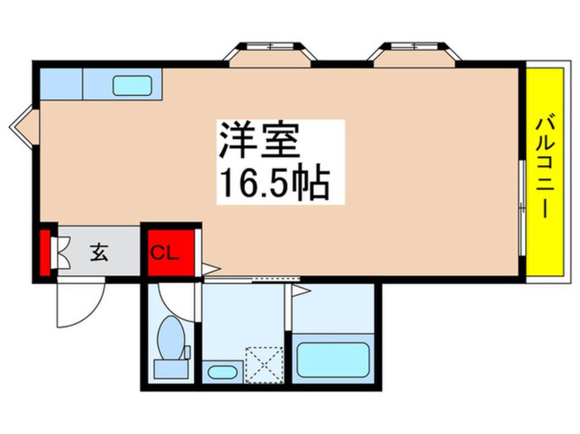 間取図 染井野6-16-7アパート