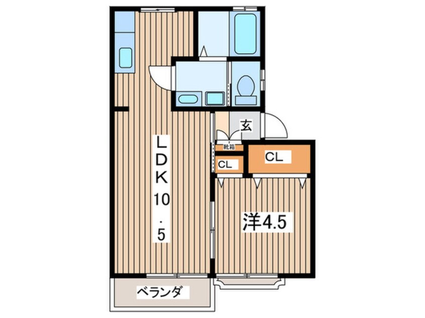 間取図 ルミエ－ル湘南