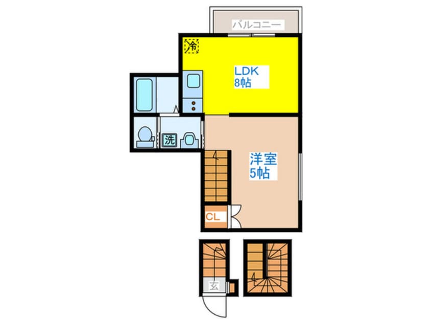 間取図 ゼニーヴ上落合