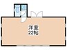 ロックウェル弁天 1Rの間取り