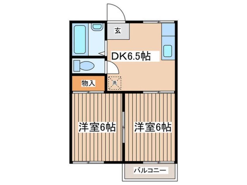 間取図 フォーブル藤沢