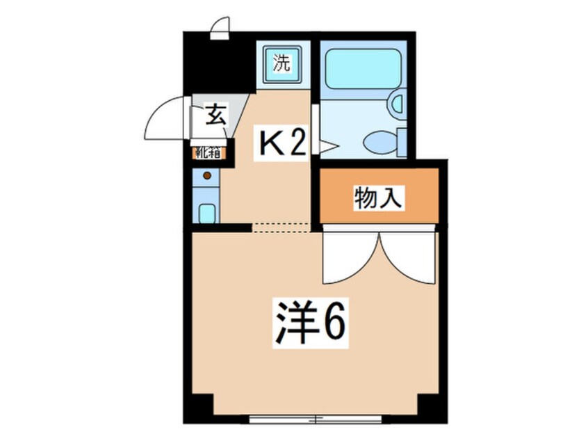 間取図 シャンテ相模台Ｂ