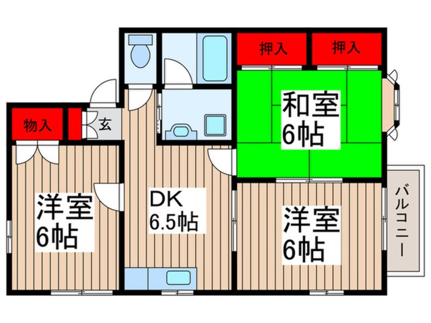 間取図 ラ・ポール