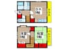 ルミエールちぐさ 2DKの間取り