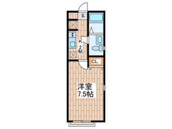 間取図 フォレスト千歳台