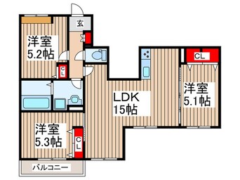 間取図 Ｒｉｃｈｅｓｓｅ
