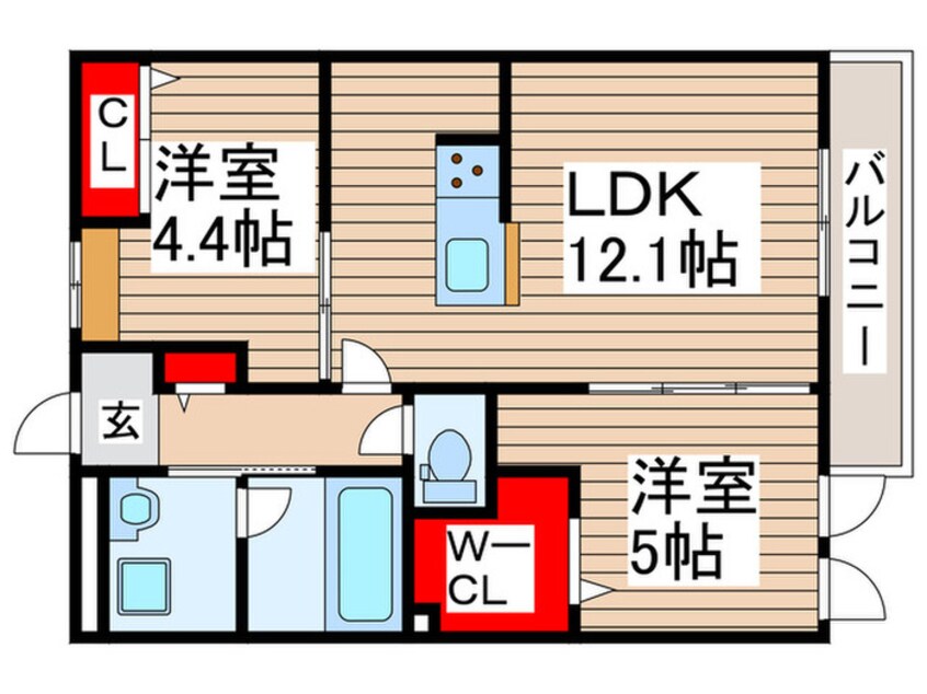間取図 Ｒｉｃｈｅｓｓｅ