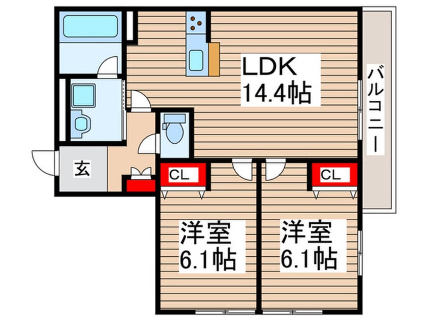 間取図 Ｒｉｃｈｅｓｓｅ
