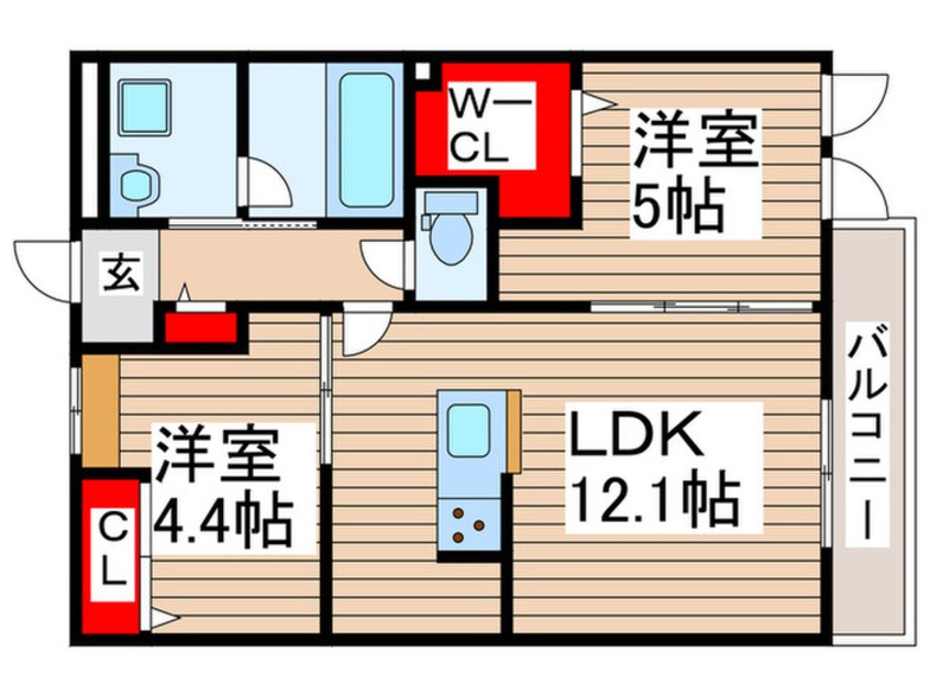 間取図 Ｒｉｃｈｅｓｓｅ
