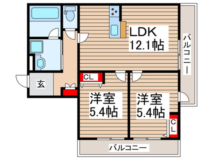 間取図 Ｒｉｃｈｅｓｓｅ