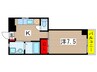 第８横土ビル 1Kの間取り