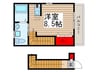 ハーモニック　プレイス 1Rの間取り
