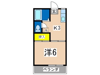 間取図 第二カトレアハイツ