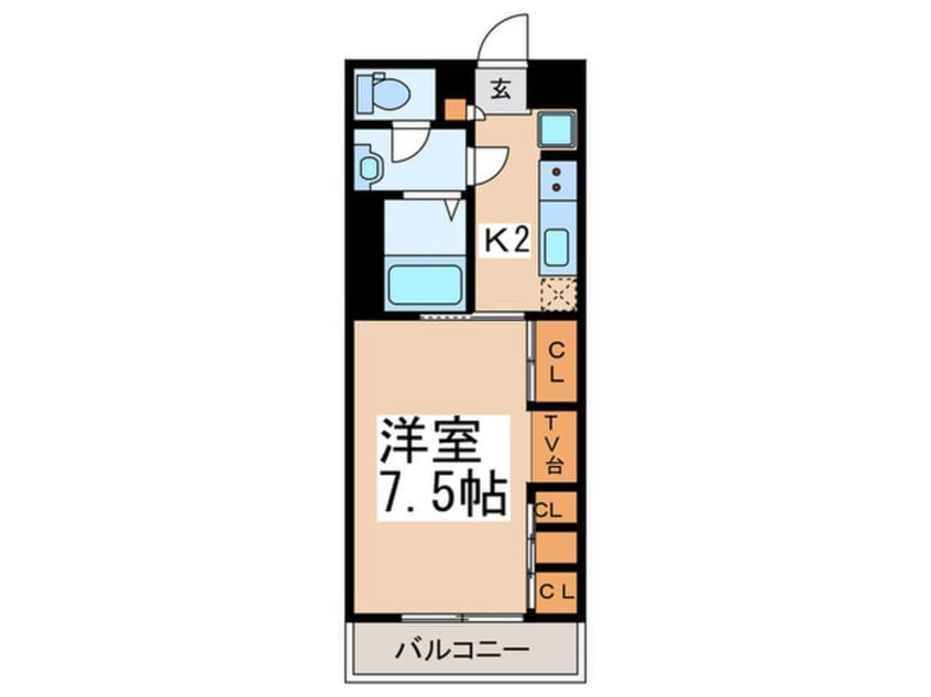 間取図 リブリ・Ｂｅｌｌａ　Ｖｉｔａ