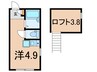 ヴィハージュ大口 1Rの間取り