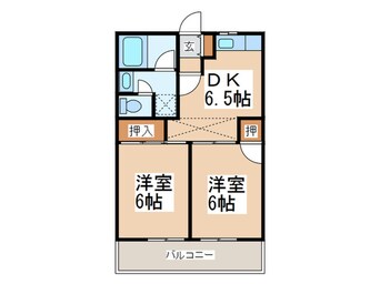 間取図 ウイスタリア５４