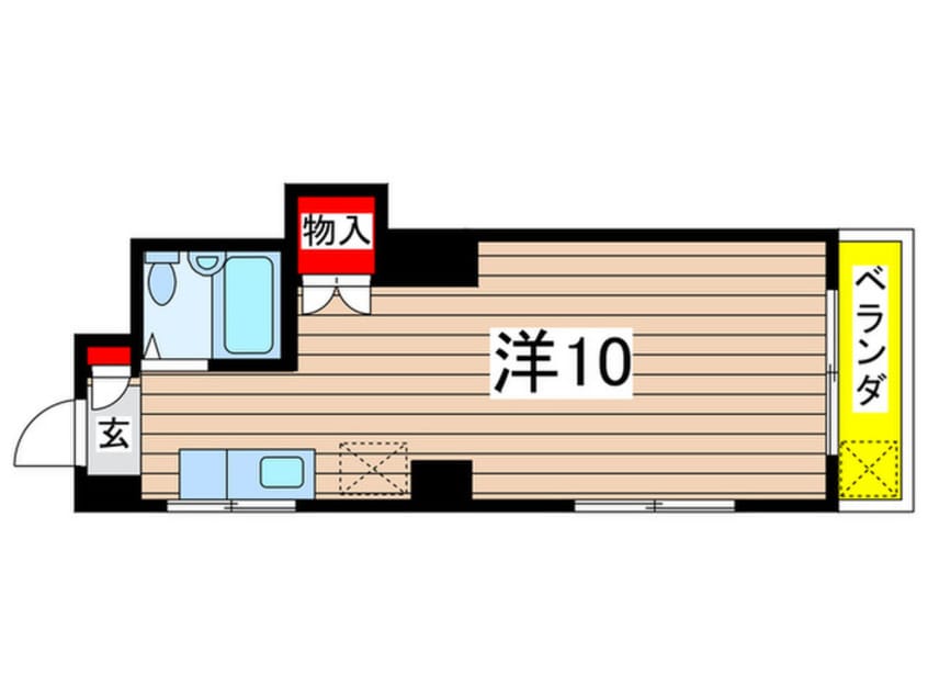 間取図 ハイツよつば