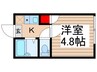 ノーザンロード小岩 1Kの間取り