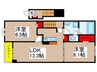 ＭＡＨＡＮＡ　ＷＥＳＴ 2LDKの間取り