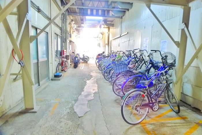 駐輪場 三家第２ビル