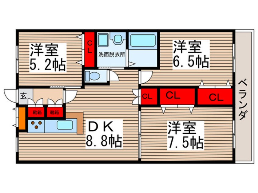 間取図 第２バロン浄光
