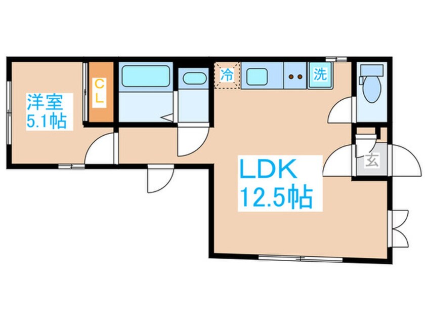 間取図 ボウ　ベルズ　ハウス笹塚