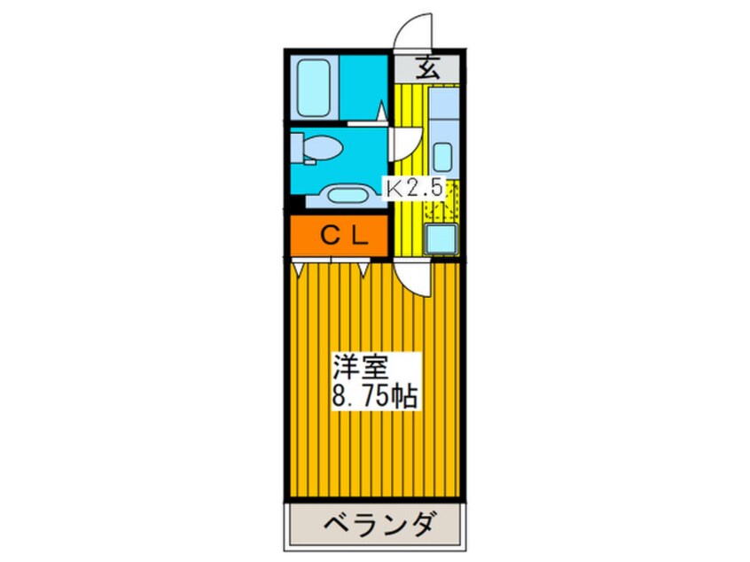 間取図 サァラ多摩平