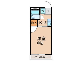 間取図 シティハイムエビス