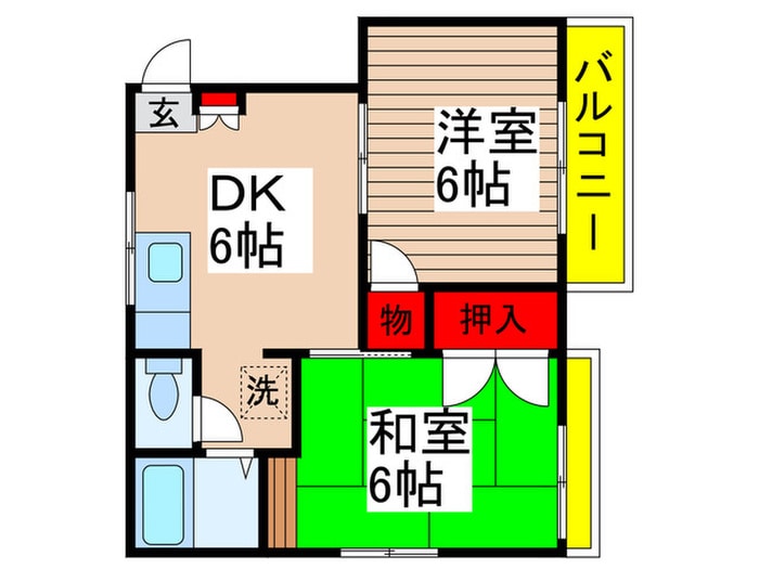 間取り図 レジデンス岡野
