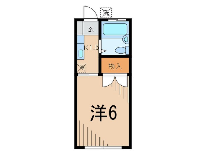 間取り図 弦巻ハイツ