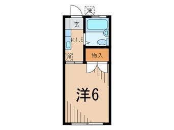 間取図 弦巻ハイツ