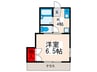 クレストヒルズ町屋 1Kの間取り