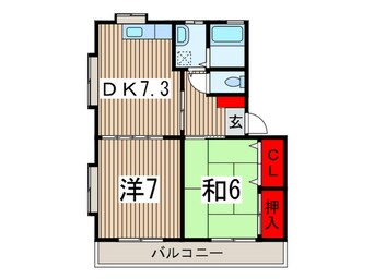 間取図 ヴィンテージ秋津