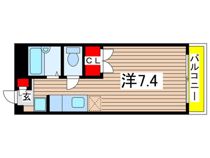 間取図 グレ－スコ－ト