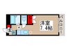 グレ－スコ－ト 1Rの間取り
