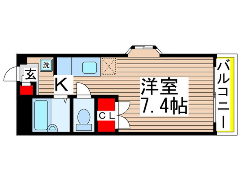 間取図 グレ－スコ－ト