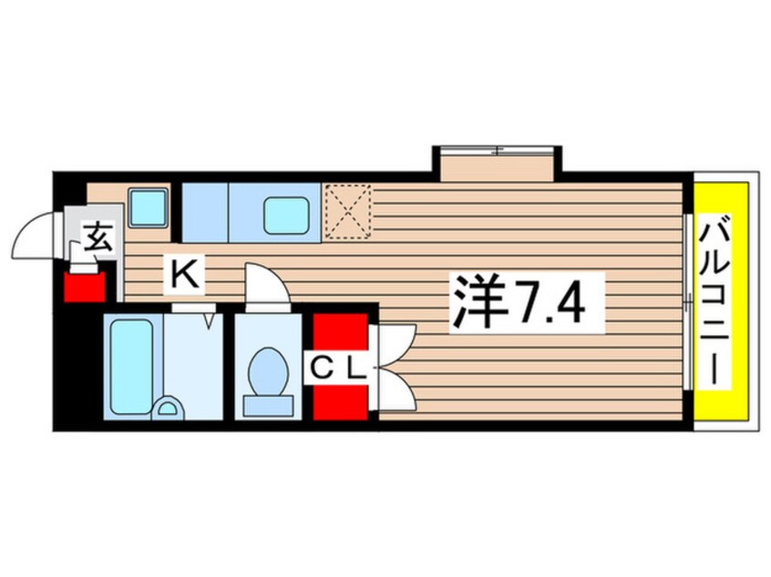 間取図 グレ－スコ－ト