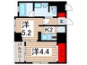 プレジ－ル岸町 2Kの間取り