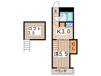 間取図 パレス蒔田