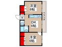 蘇我第二マンション（４１１）の間取図