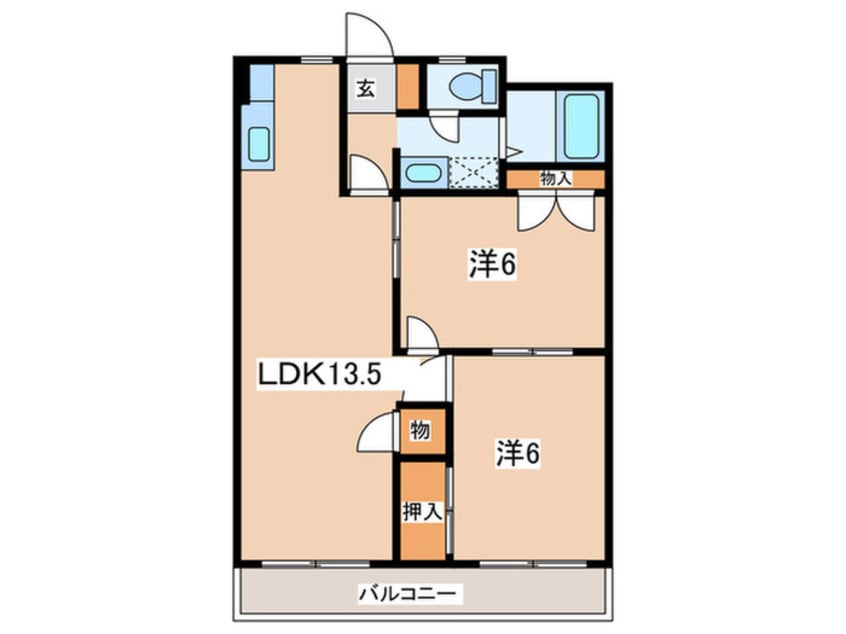 間取図 ハイツ城山