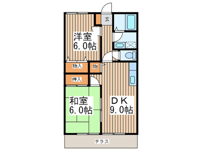 間取り図 ハイツピアＢ