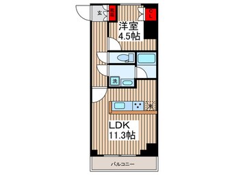 間取図 GENOVIA本所吾妻橋skygarden