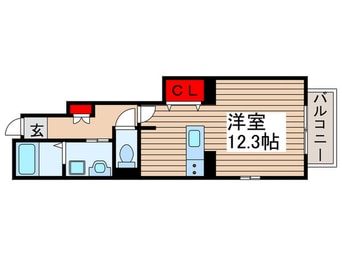 間取図 クロ－バ－・セゾン